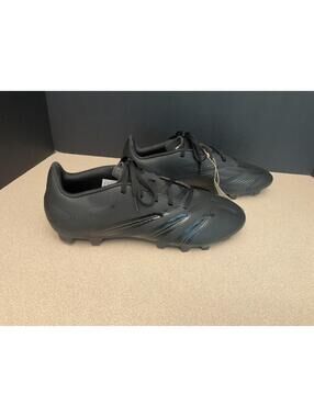 New! Mens Adidas Predator Club FxG All Black Soccer Cleats IG7759. Size 11.5.